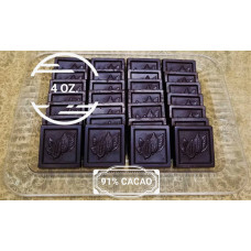 91% Cacao Chocolate Couverture  (4 oz.)